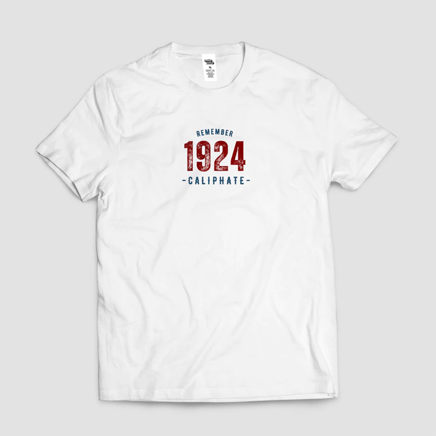 REVOLTER CLOTHING - KAOS MUSLIM PRIA | 1924 CALIPHATE | COTTON COMBED 30s