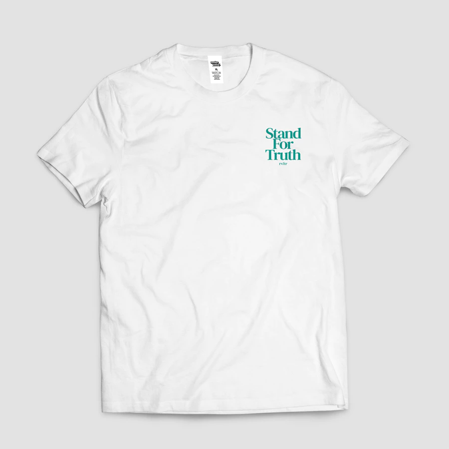 Kaos Muslim Cotton 30s Revolter Clothing Stand For Truth Putih