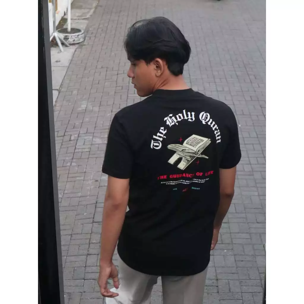 KAOS MUSLIM PRIA THE GUIDANCE COTTON COMBED 30s REGULAR REVOLTER CLOTHING